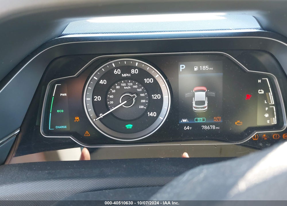 2022 HYUNDAI IONIQ HYBRID BLUE VIN: KMHC65LC7NU279683