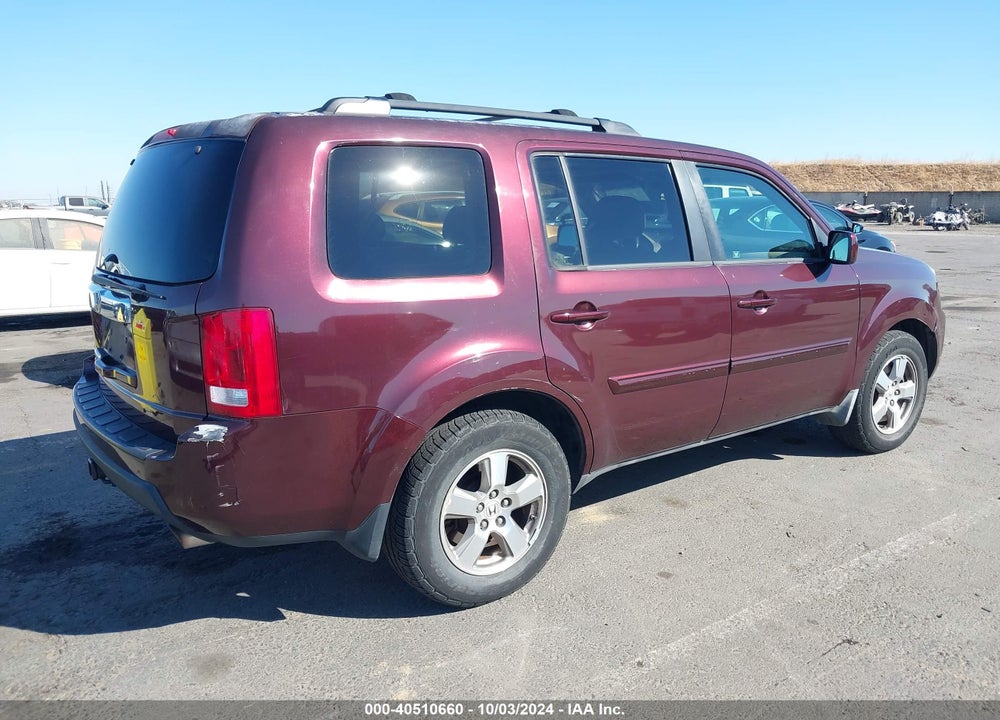 2009 HONDA PILOT EX-L VIN: 5FNYF48589B028636