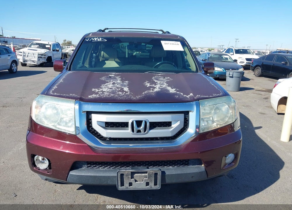 2009 HONDA PILOT EX-L VIN: 5FNYF48589B028636