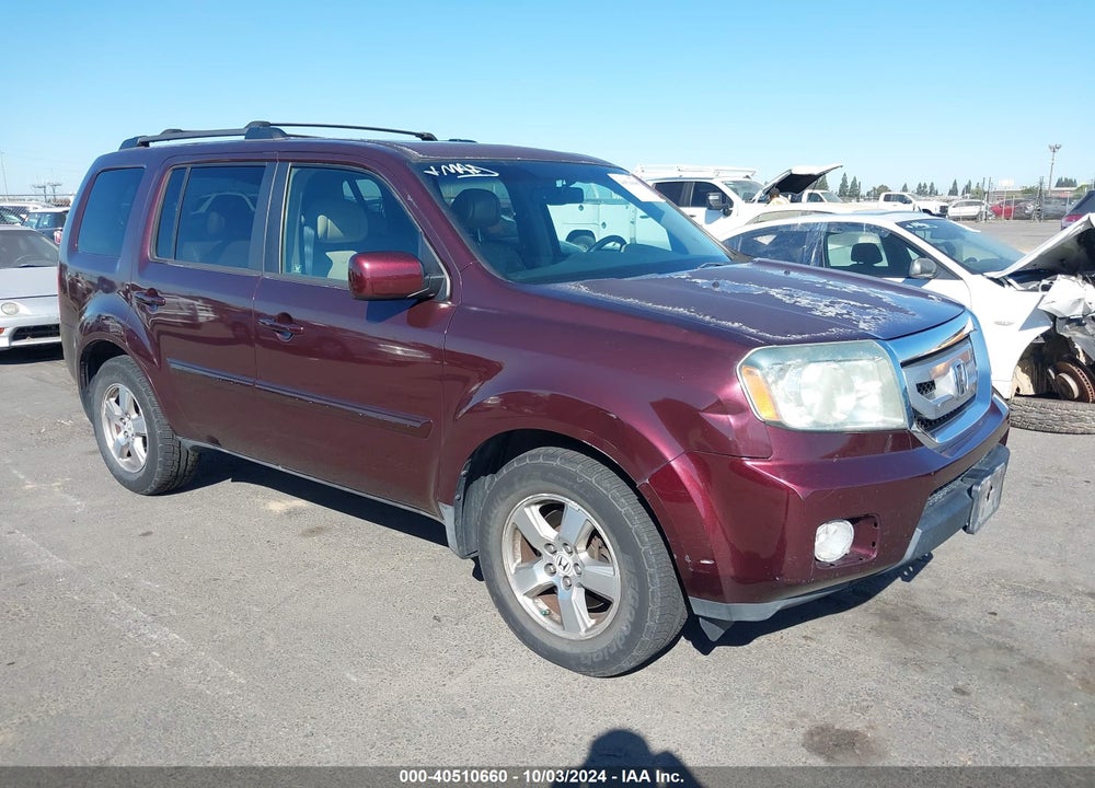 2009 HONDA PILOT EX-L VIN: 5FNYF48589B028636