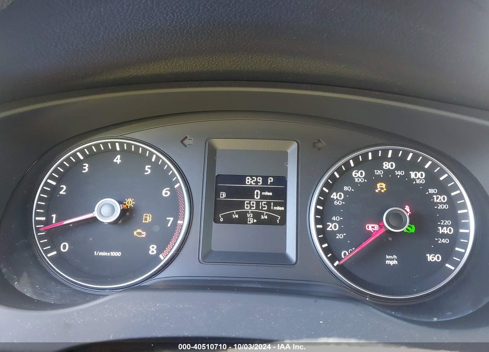2014 VOLKSWAGEN JETTA 1.8T SE VIN: 3VWD07AJ9EM236326