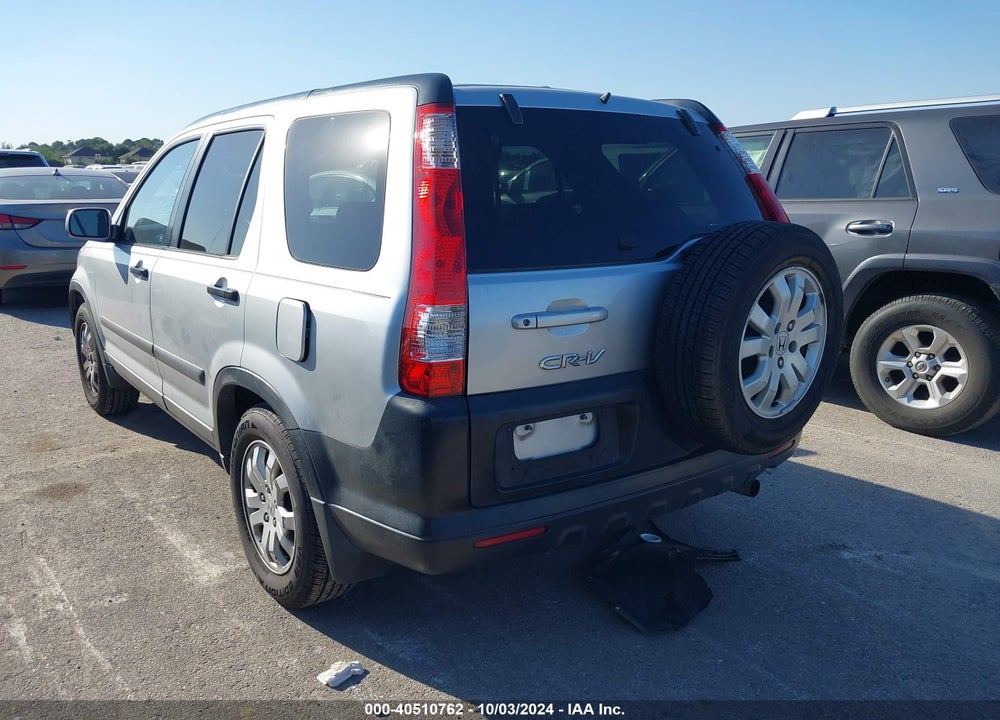 2006 HONDA CR-V EX VIN: SHSRD78896U412211