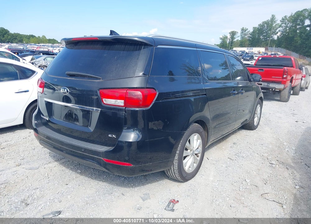 2016 KIA SEDONA EX VIN: KNDMC5C14G6155393