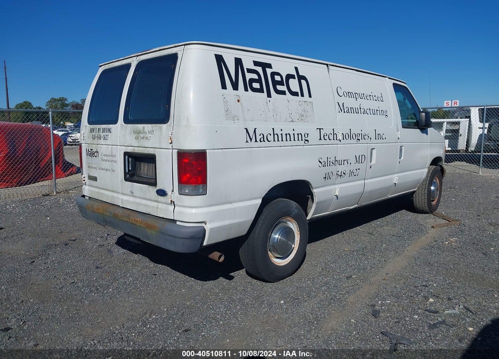2005 FORD E-250 COMMERCIAL/RECREATIONAL VIN: 1FTNE24W65HB27281
