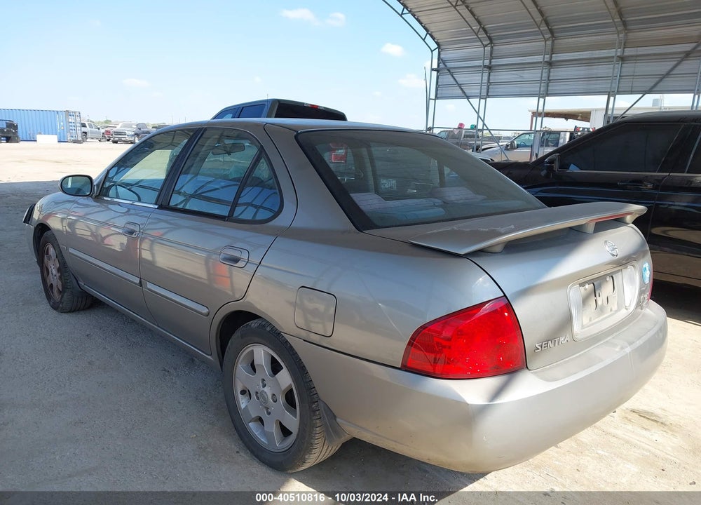 2006 NISSAN SENTRA 1.8S VIN: 3N1CB51D16L543975