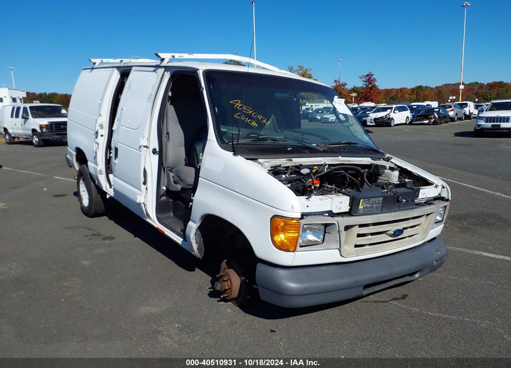 2007 FORD E-250 COMMERCIAL/RECREATIONAL VIN: 1FTNE24L37DA39630