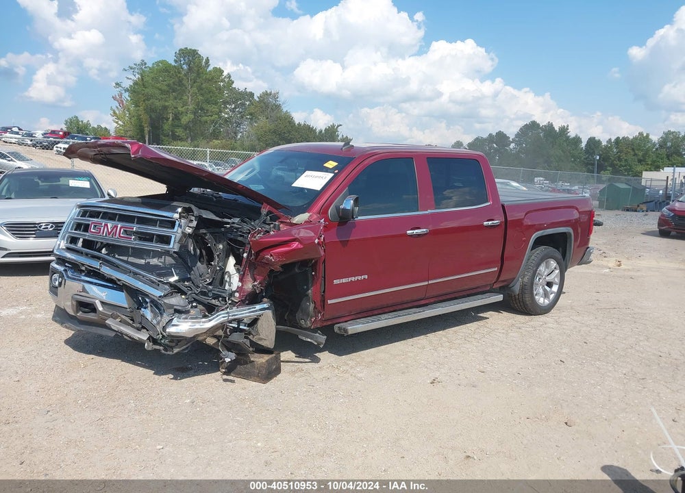 2014 GMC SIERRA 1500 SLT VIN: 3GTU2VECXEG242471