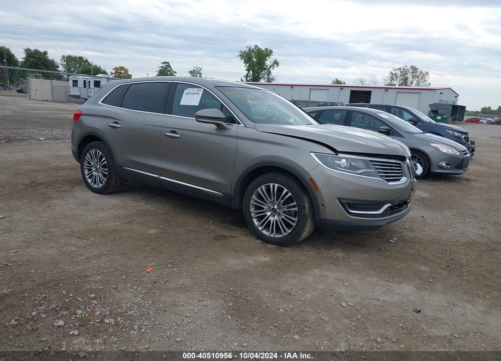 2016 LINCOLN MKX RESERVE VIN: 2LMTJ8LR1GBL76170