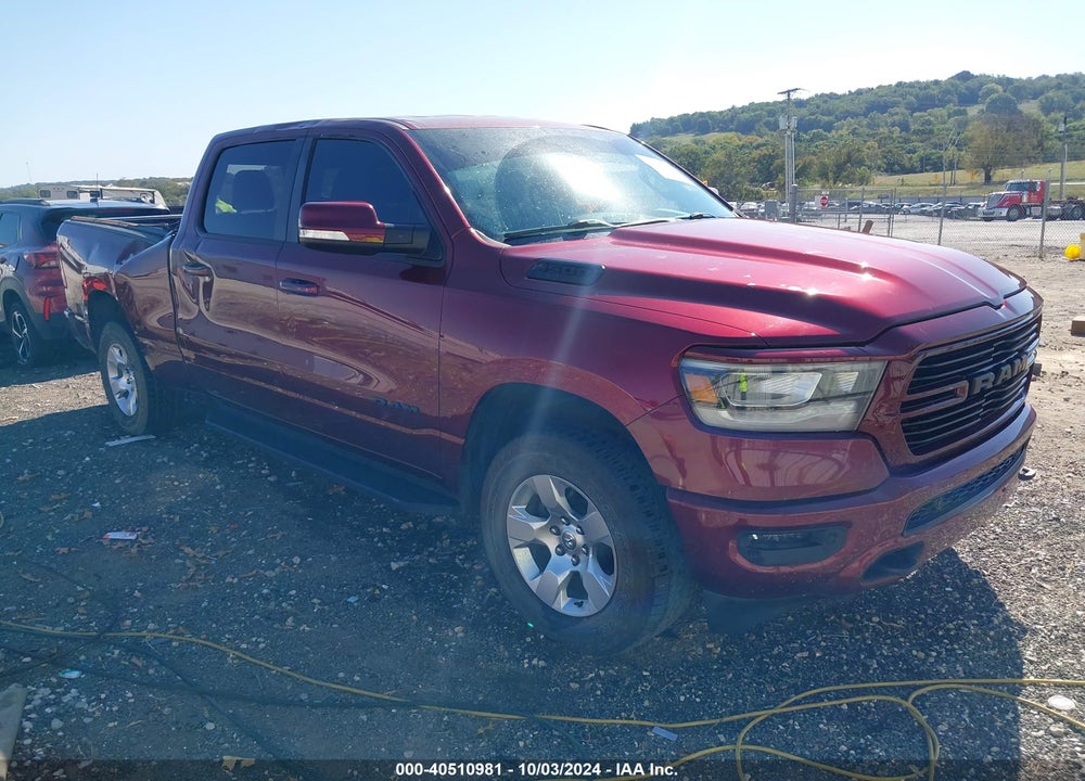 2019 RAM 1500 BIG HORN/LONE STAR 4X4 6'4 BOX VIN: 1C6SRFMTXKN921435