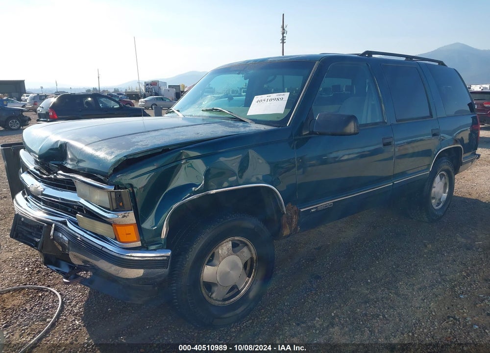 1997 CHEVROLET TAHOE LS VIN: 1GNEK13R2VJ389555