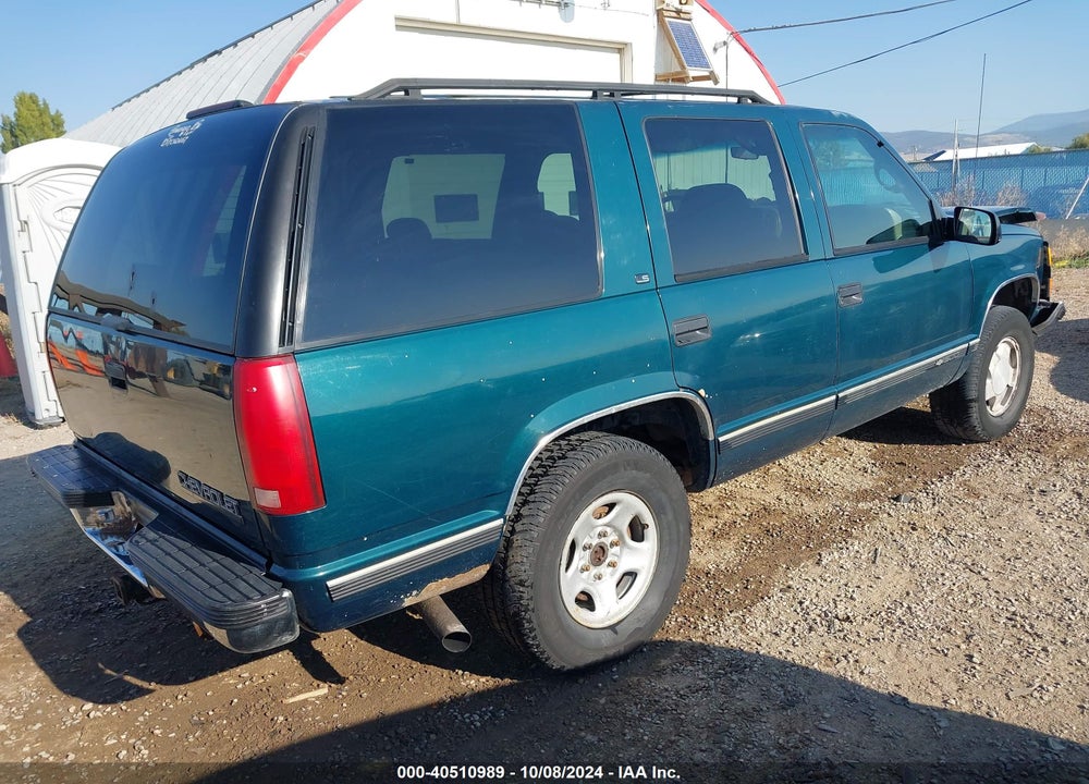 1997 CHEVROLET TAHOE LS VIN: 1GNEK13R2VJ389555