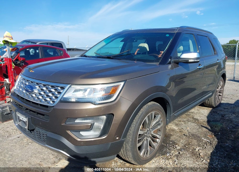 2016 FORD EXPLORER PLATINUM VIN: 1FM5K8HT8GGB58192