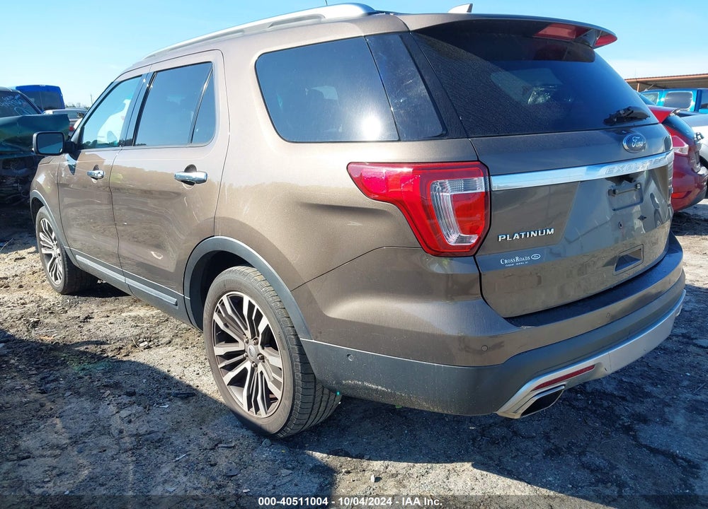 2016 FORD EXPLORER PLATINUM VIN: 1FM5K8HT8GGB58192