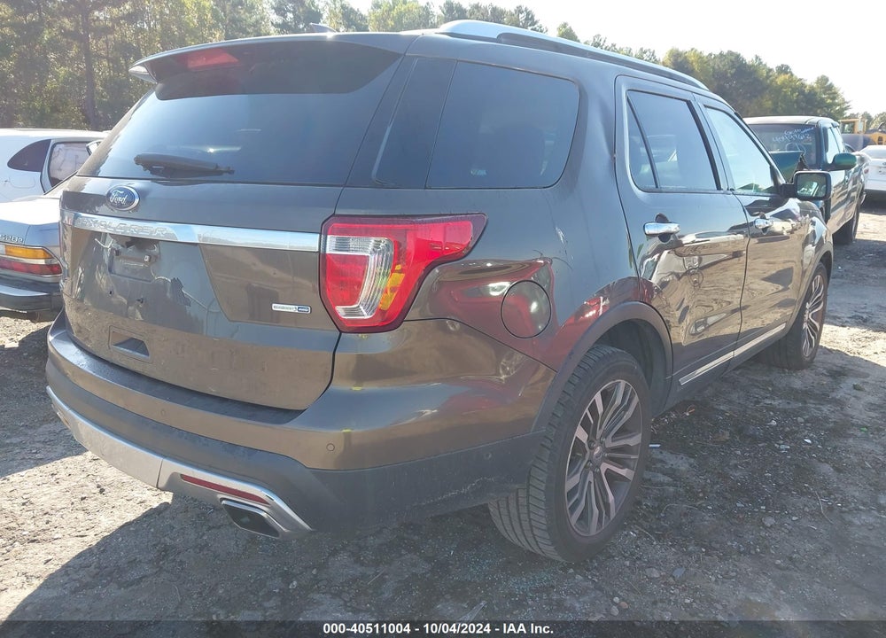 2016 FORD EXPLORER PLATINUM VIN: 1FM5K8HT8GGB58192