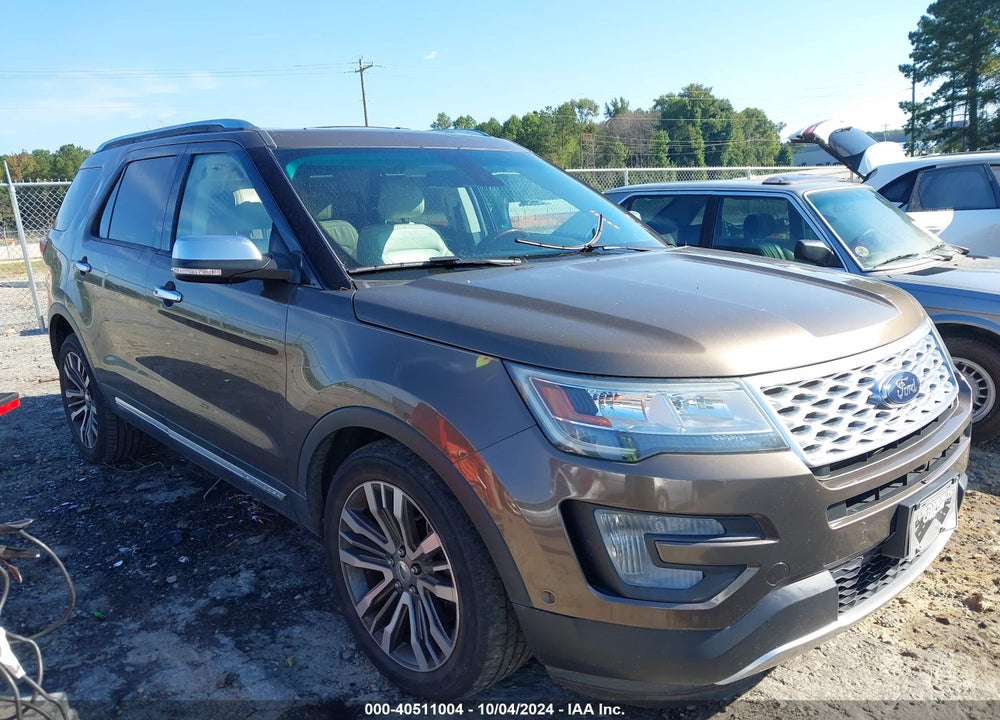 2016 FORD EXPLORER PLATINUM VIN: 1FM5K8HT8GGB58192