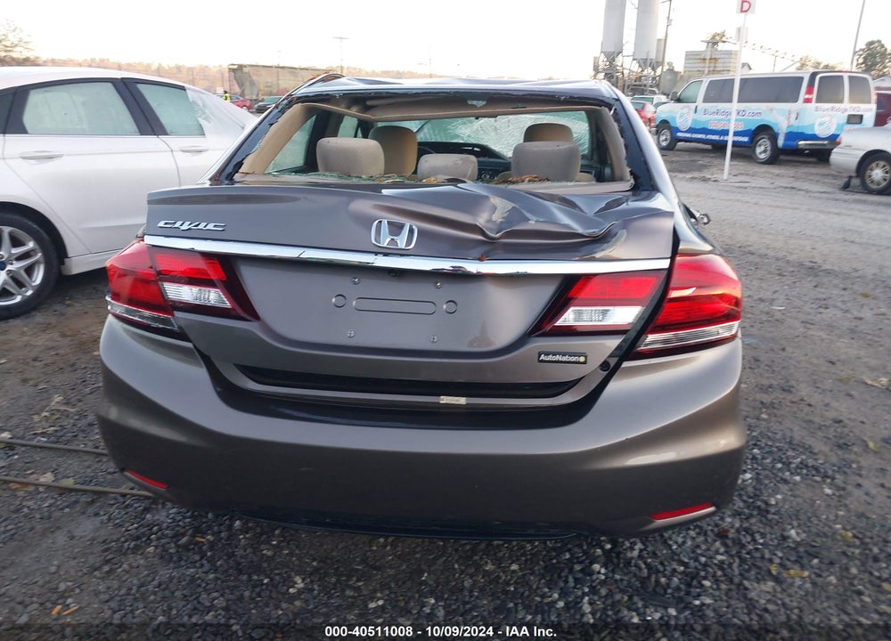 2013 HONDA CIVIC LX VIN: 19XFB2F5XDE089026