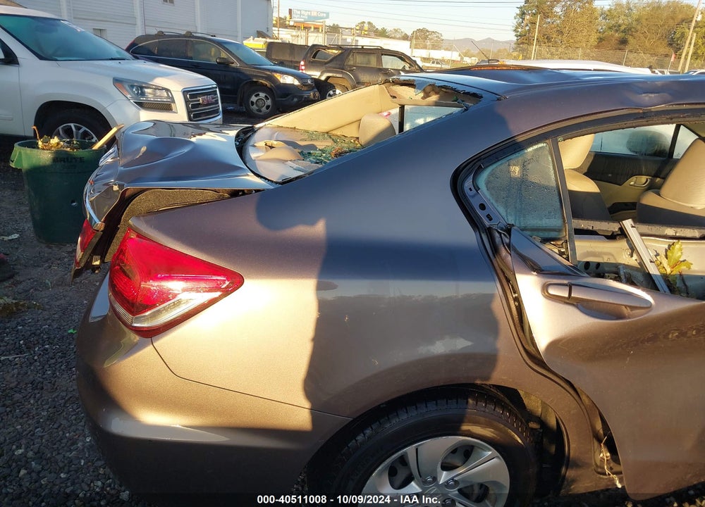 2013 HONDA CIVIC LX VIN: 19XFB2F5XDE089026
