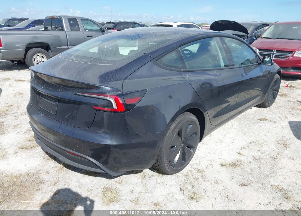 2024 TESLA MODEL 3 REAR-WHEEL DRIVE VIN: 5YJ3E1EA2RF748043