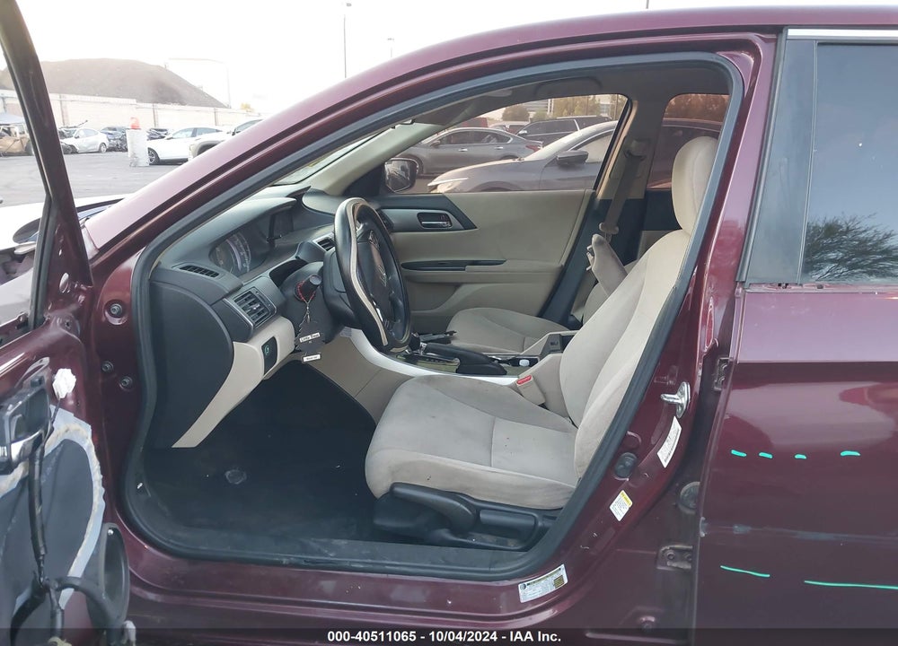 2013 HONDA ACCORD LX VIN: 1HGCR2F38DA163867