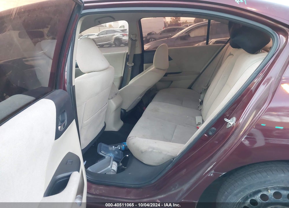 2013 HONDA ACCORD LX VIN: 1HGCR2F38DA163867