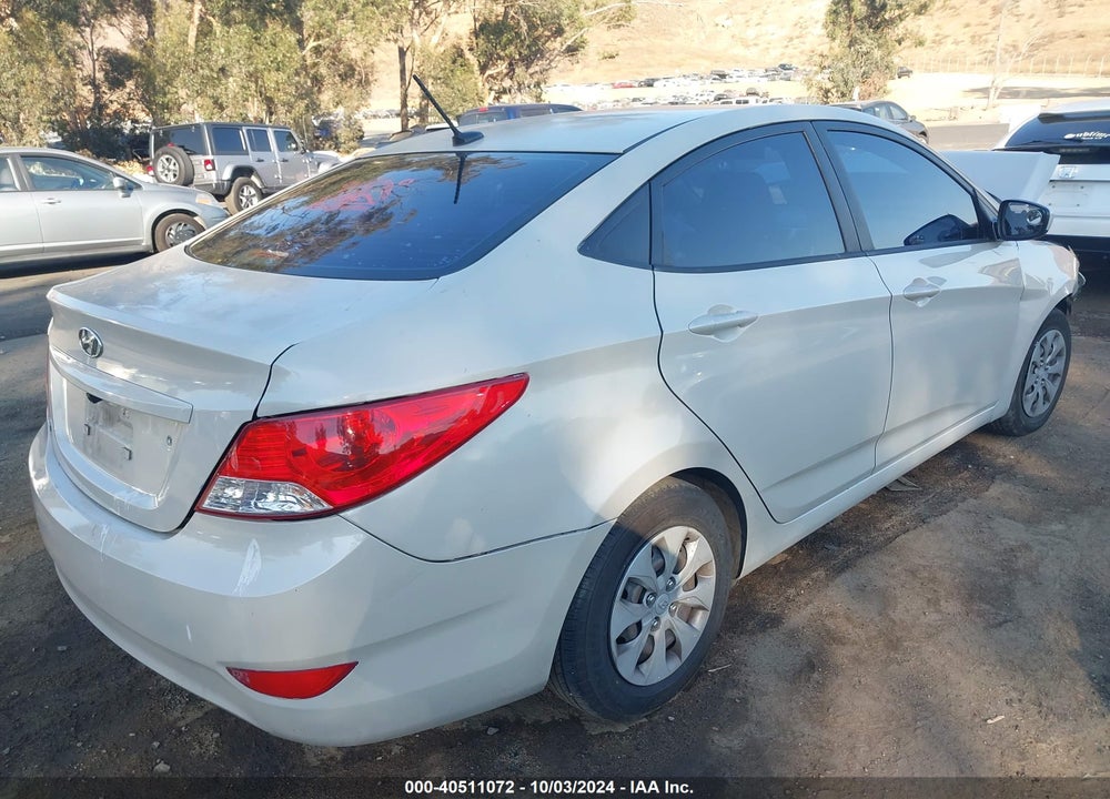 2016 HYUNDAI ACCENT SE VIN: KMHCT4AE4GU060738