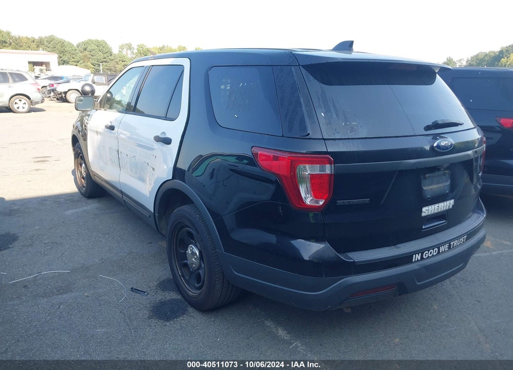 2018 FORD POLICE INTERCEPTOR UTILITY VIN: 1FM5K8AR5JGA71324