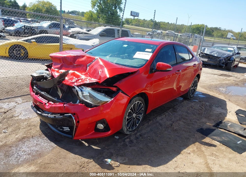 2015 TOYOTA COROLLA S PLUS VIN: 5YFBURHE1FP184364