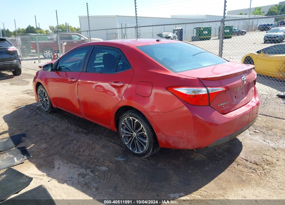 2015 TOYOTA COROLLA S PLUS VIN: 5YFBURHE1FP184364