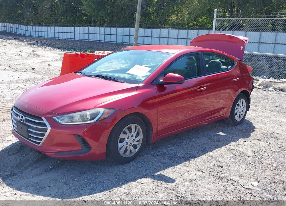 2017 HYUNDAI ELANTRA SE VIN: 5NPD74LF5HH125921