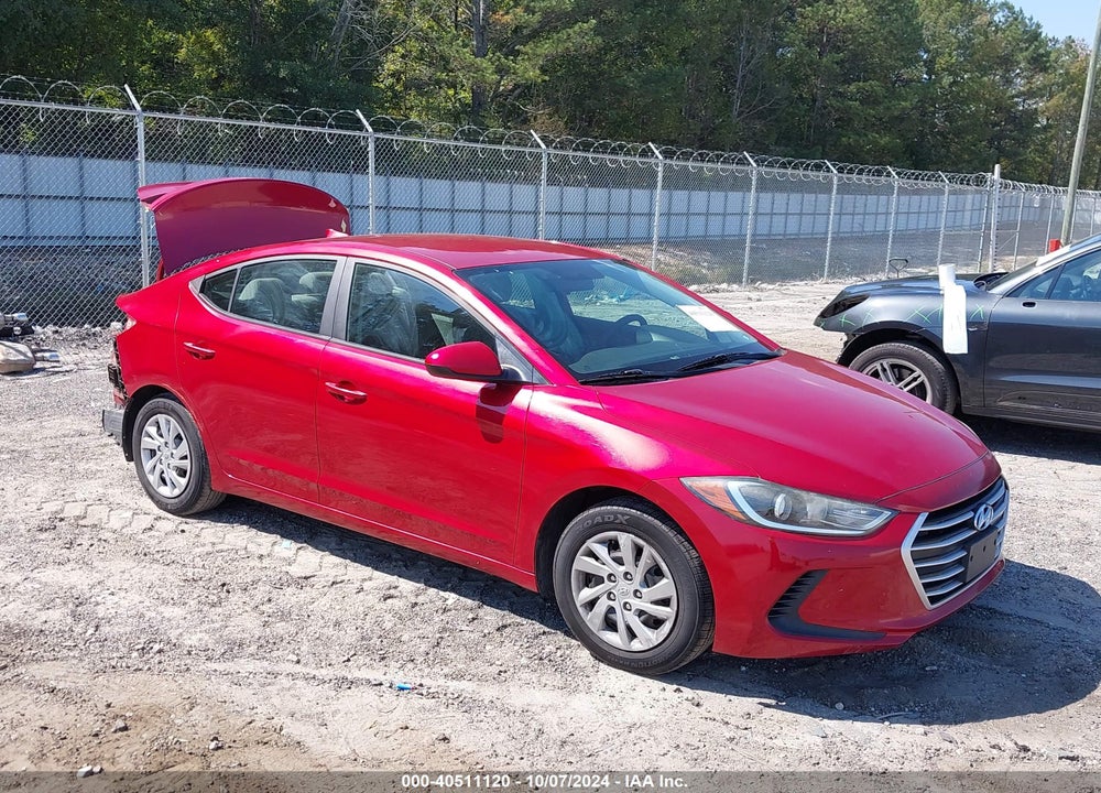 2017 HYUNDAI ELANTRA SE VIN: 5NPD74LF5HH125921
