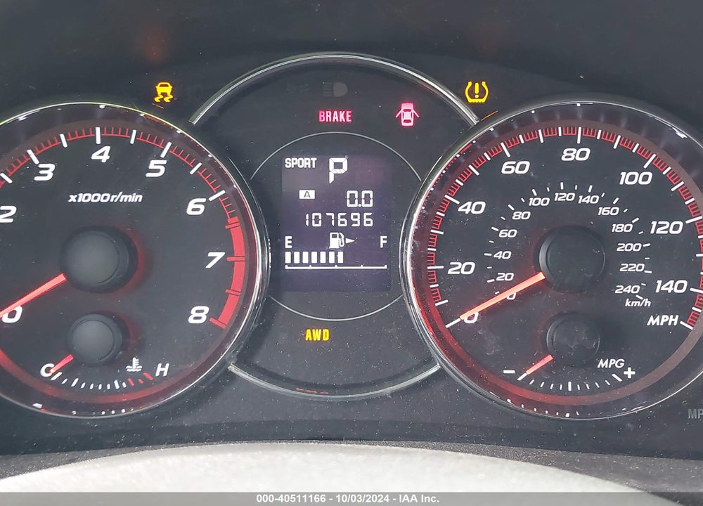 2012 SUBARU FORESTER 2.5X TOURING VIN: JF2SHAHC6CH455173