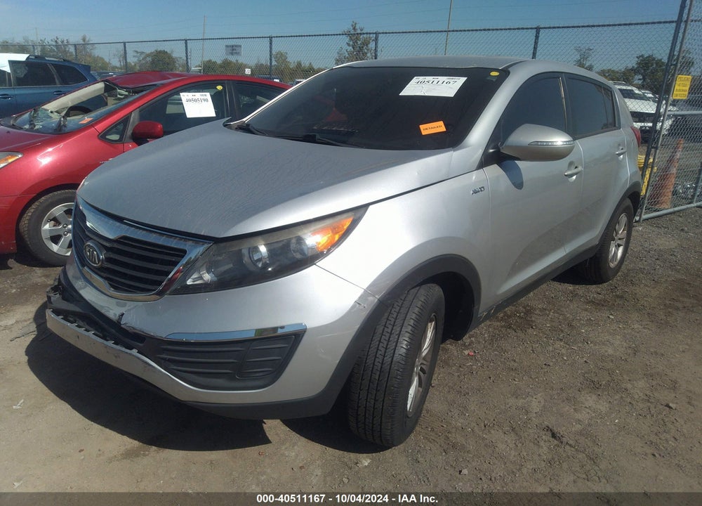 2011 KIA SPORTAGE LX VIN: KNDPBCA25B7022225