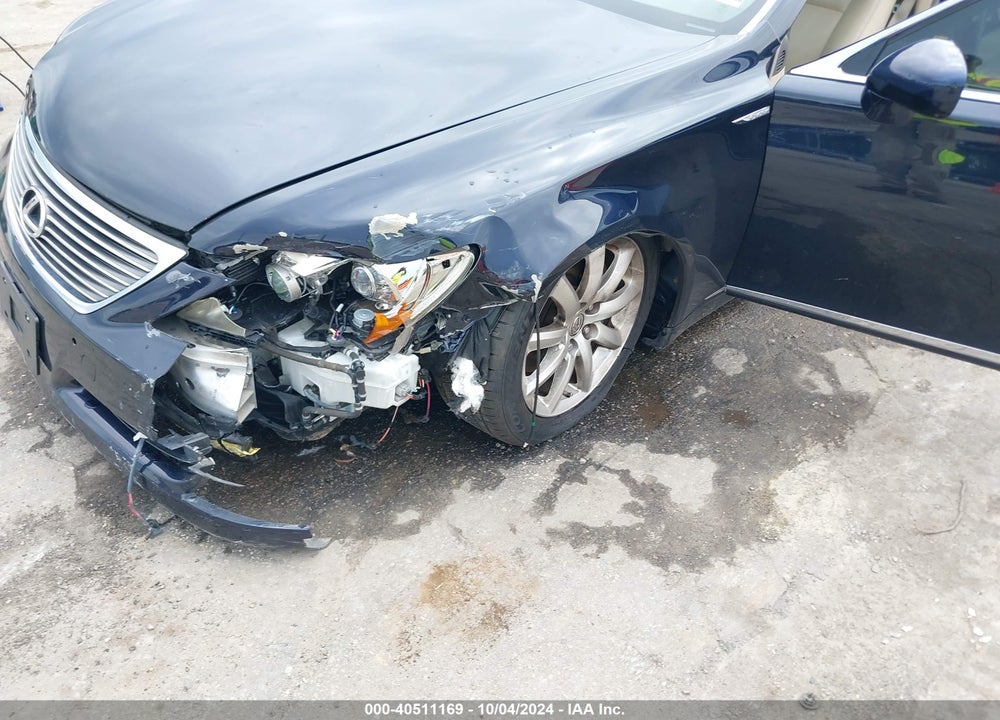 2009 LEXUS LS 460 VIN: JTHBL46F295088678