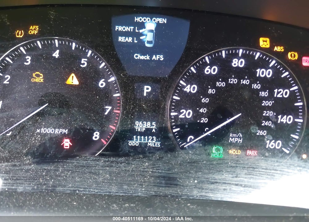 2009 LEXUS LS 460 VIN: JTHBL46F295088678