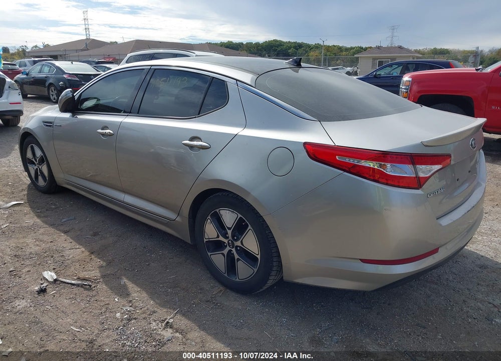 2013 KIA OPTIMA HYBRID EX VIN: KNAGM4AD5D5038485