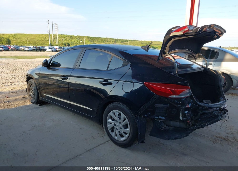 2017 HYUNDAI ELANTRA SE VIN: KMHD74LF9HU115314