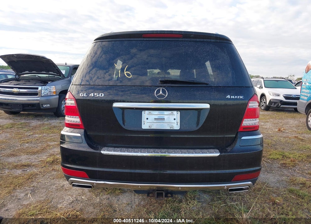 2011 MERCEDES-BENZ GL 450 4MATIC VIN: 4JGBF7BE2BA744359