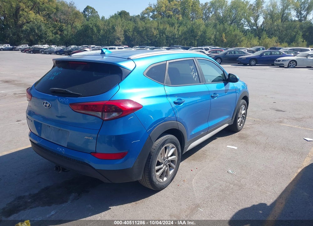 2018 HYUNDAI TUCSON SEL VIN: KM8J3CA46JU654893