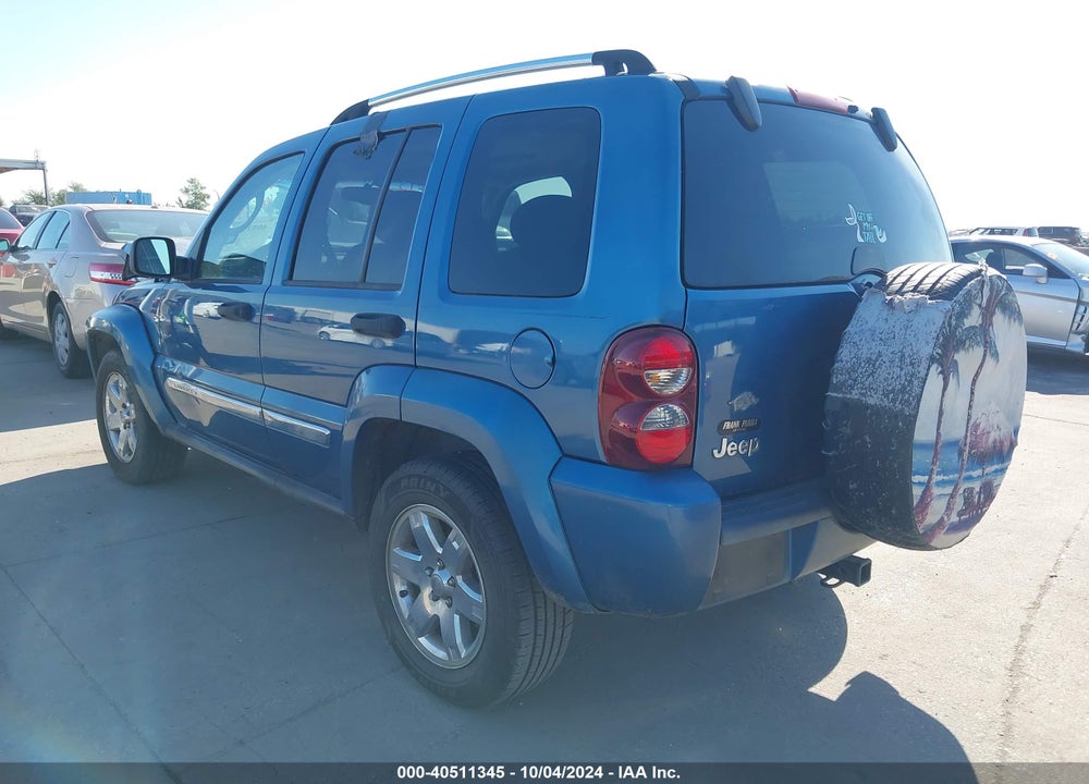 2005 JEEP LIBERTY LIMITED EDITION VIN: 1J8GK58K45W560208