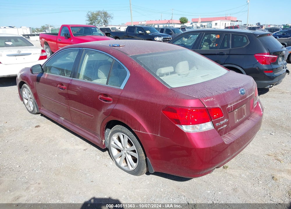 2013 SUBARU LEGACY 2.5I PREMIUM VIN: 4S3BMBC62D3038410
