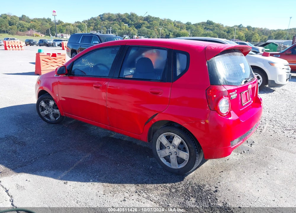 2009 CHEVROLET AVEO LT VIN: KL1TG66E89B329309