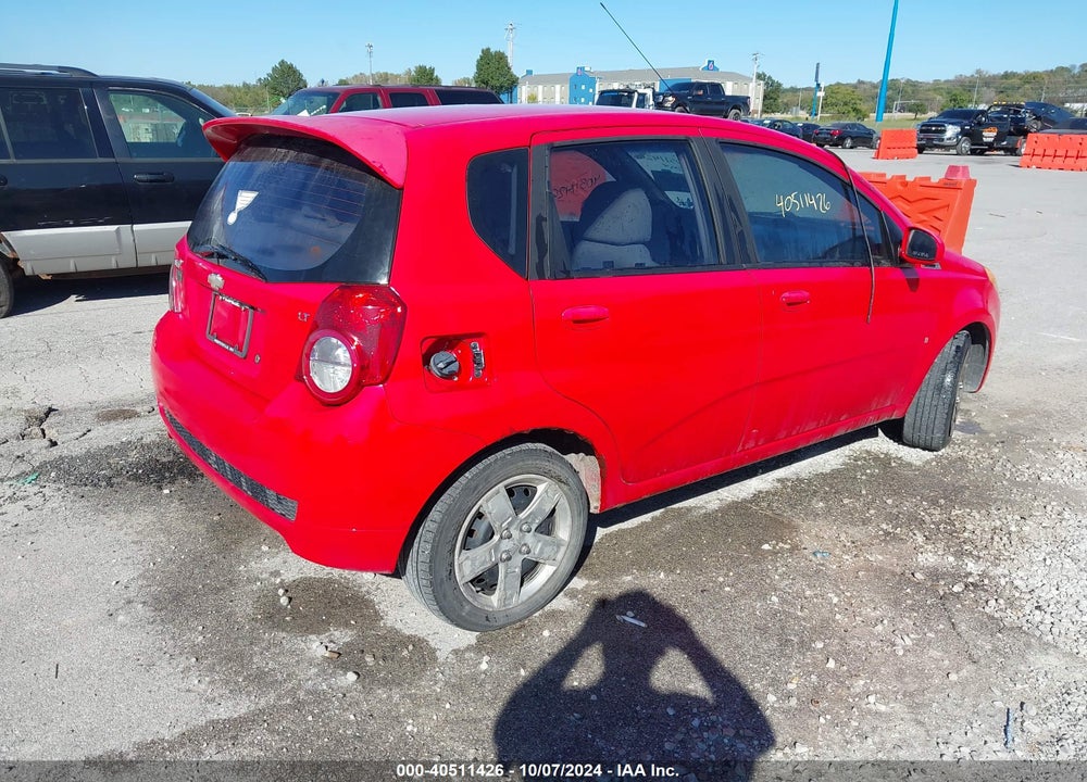 2009 CHEVROLET AVEO LT VIN: KL1TG66E89B329309