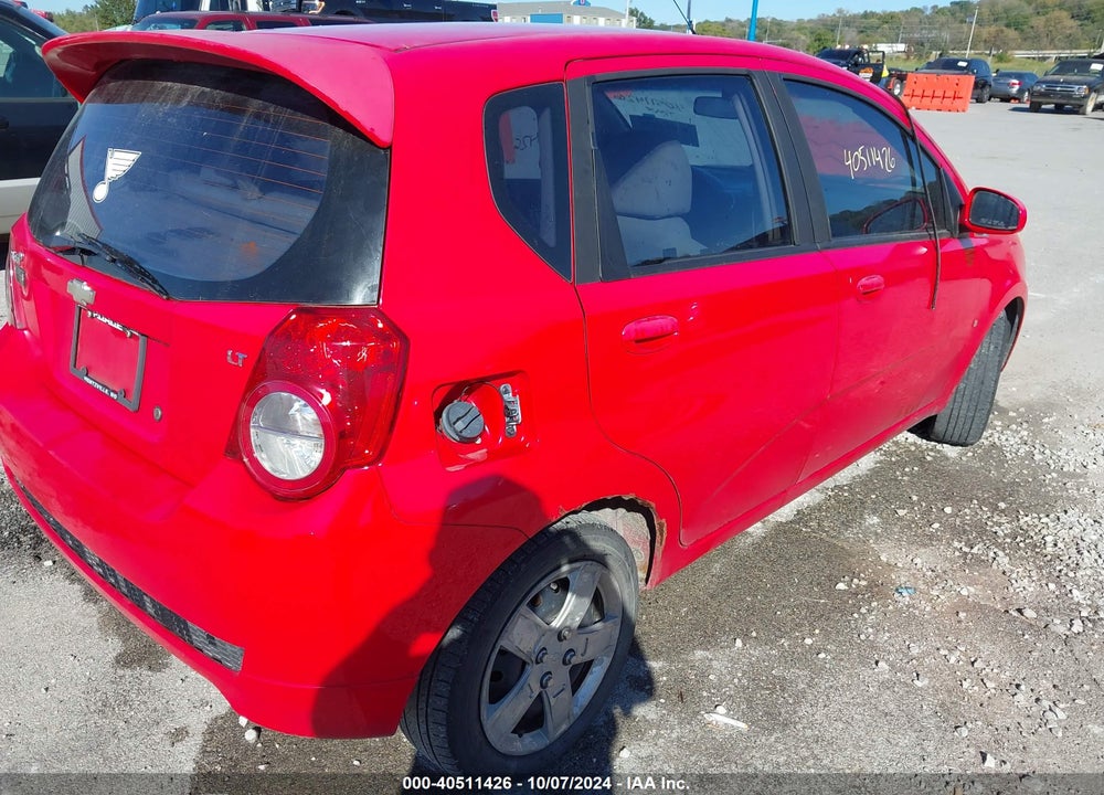2009 CHEVROLET AVEO LT VIN: KL1TG66E89B329309