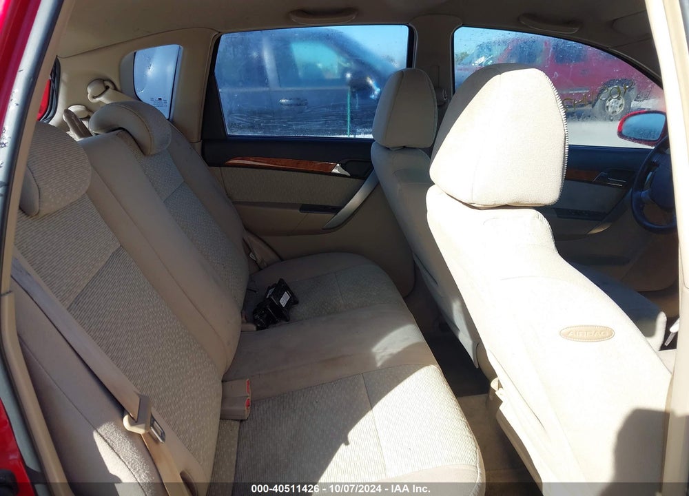 2009 CHEVROLET AVEO LT VIN: KL1TG66E89B329309