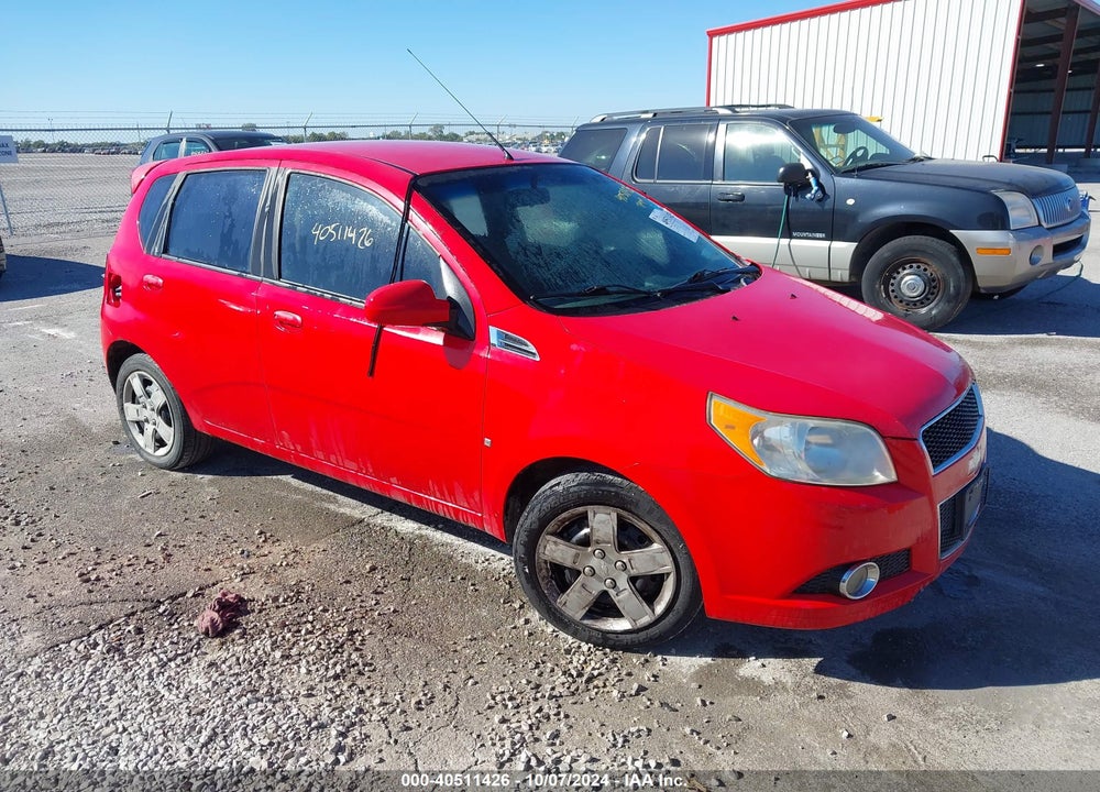 2009 CHEVROLET AVEO LT VIN: KL1TG66E89B329309