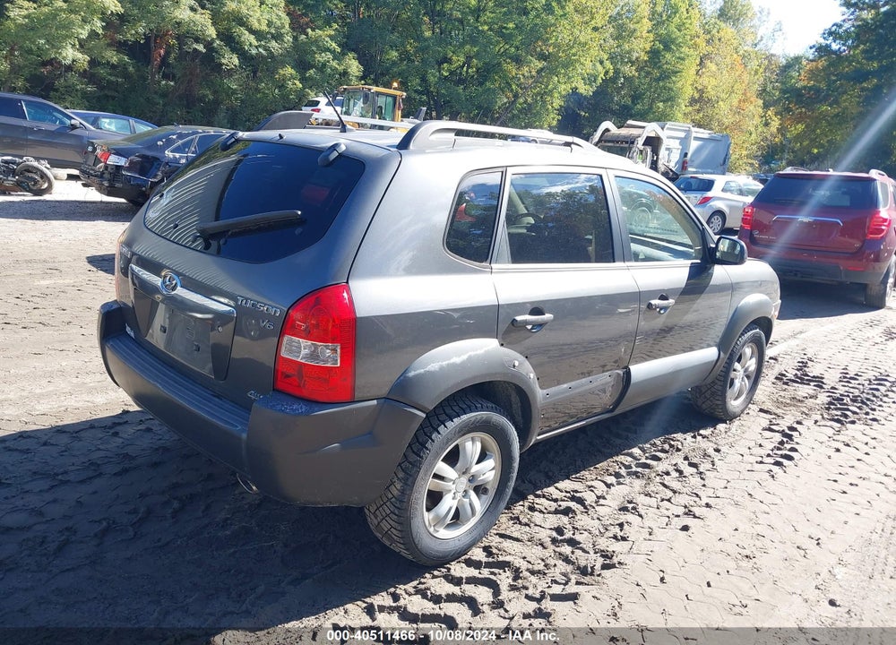 2008 HYUNDAI TUCSON LIMITED V6/SE VIN: KM8JN72D88U733069