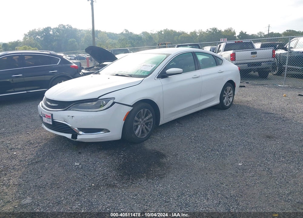 2016 CHRYSLER 200 LIMITED PLATINUM VIN: 1C3CCCAB5GN193740