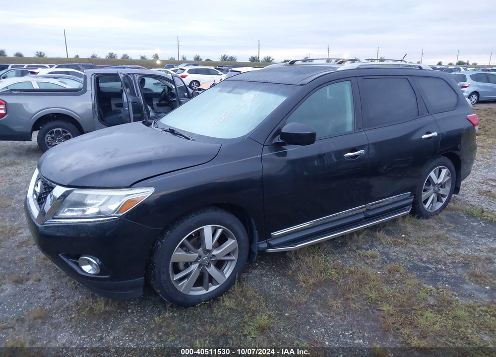 2015 PATHFINDER NISSAN  PLATINUM VIN: 5N1AR2MN2FC602512