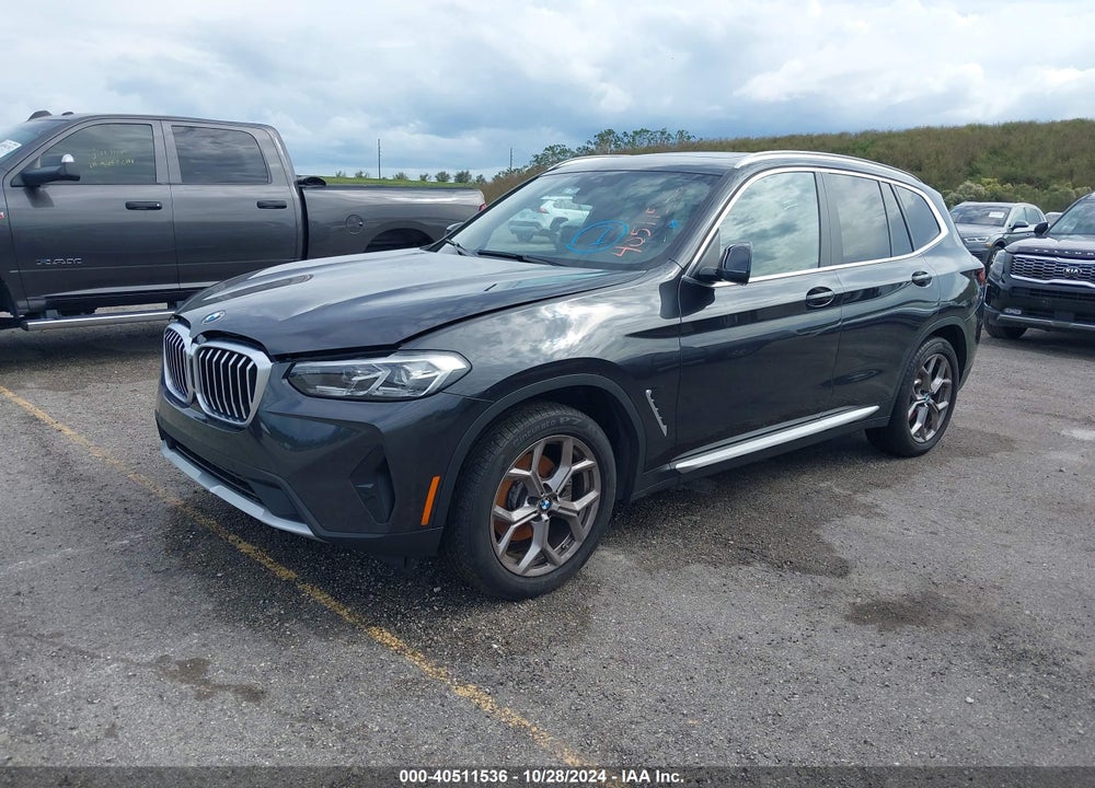 2022 BMW X3 XDRIVE30I VIN: WBX57DP08NN184552
