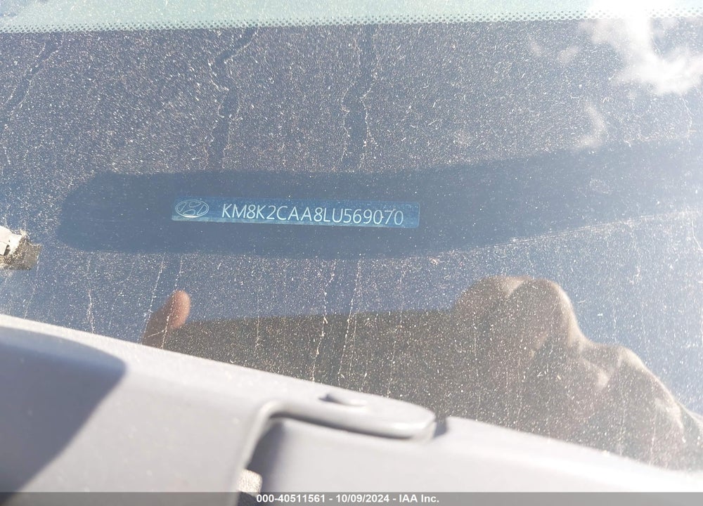 2020 HYUNDAI KONA SEL VIN: KM8K2CAA8LU569070